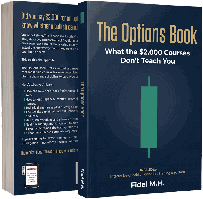 The Options Book by Fidel M.H., front and back cover